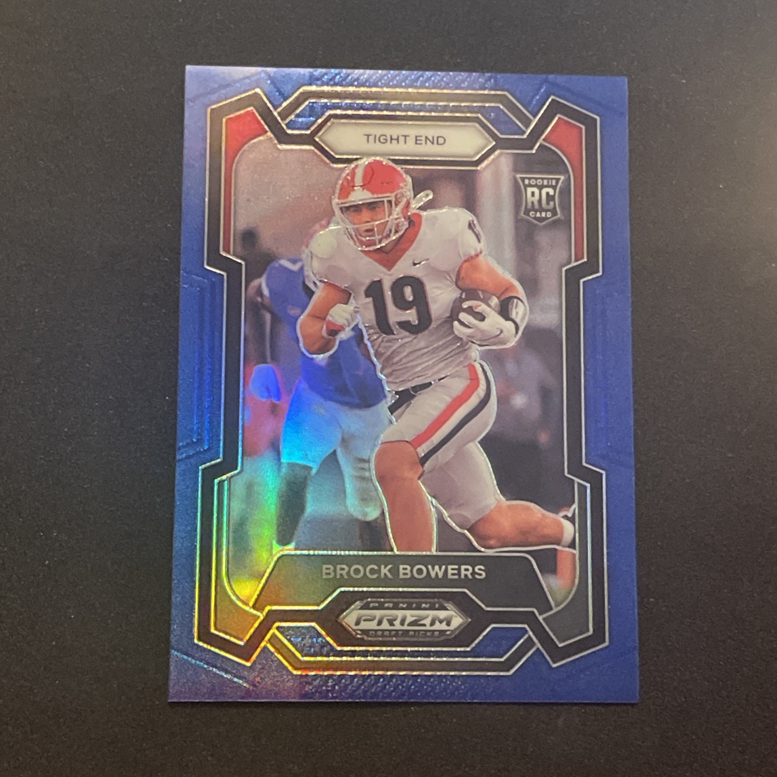 2024 Panini Prizm Draft Picks - Brock Bowers #107 Blue Prizm /199 (RC)