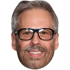 Josh Pais Glasses Celebrity Mask, Flat Card Face, Fancy Dress Mask