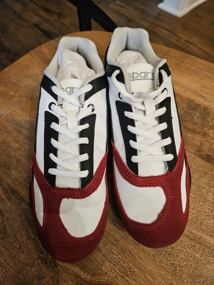 SPARCO SP-F3 Motorsports Driving Shoes Black/Red Size 40 UK - Image 2 of 4