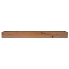 Expressions 5 Ft. X 5.5 In. Farmhouse Alder Stain Grade Solid Wood Cap-Shelf Man