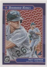 2021 Panini Donruss Optic Diamond Kings Photon Prizm Matt Chapman #11 7s2