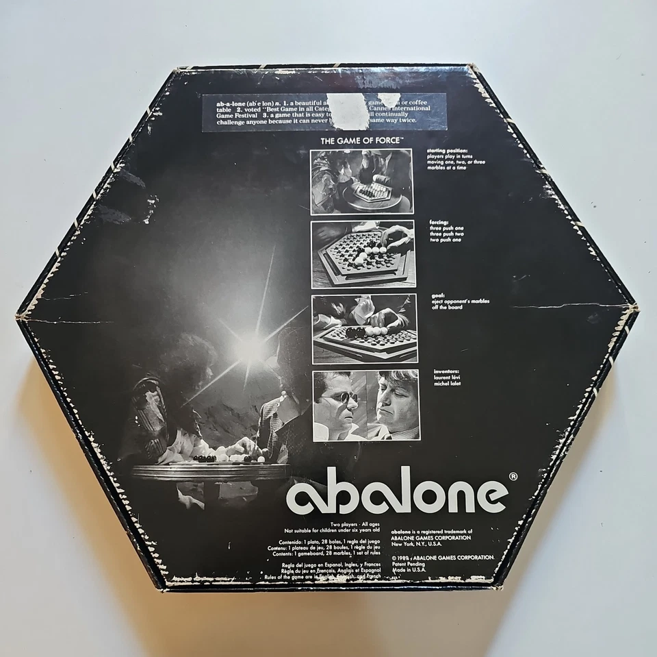 Vintage ABALONE Marble Strategy Board Game with Instructions Complete  - Image 2 of 4