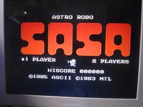 [Game] Famicom "Astro Robo SASA" (no box theory)