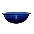 PYREX 4L 4qt  #326 Solid Cobalt Blue Glass Mixing Nest Bowl 12” - Made USA