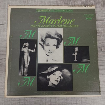 Marlene - Songs In German By The Inimitable Dietrich - LP Vinyl Record