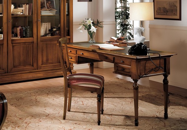 Tisch SekretäR Schreibtisch Schreibtische Italienische MöBel BüRo Holz Tische-image