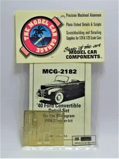 Model Car Garage 2182 1/25 Scale 1940 Ford Convertible Photo Etched Details