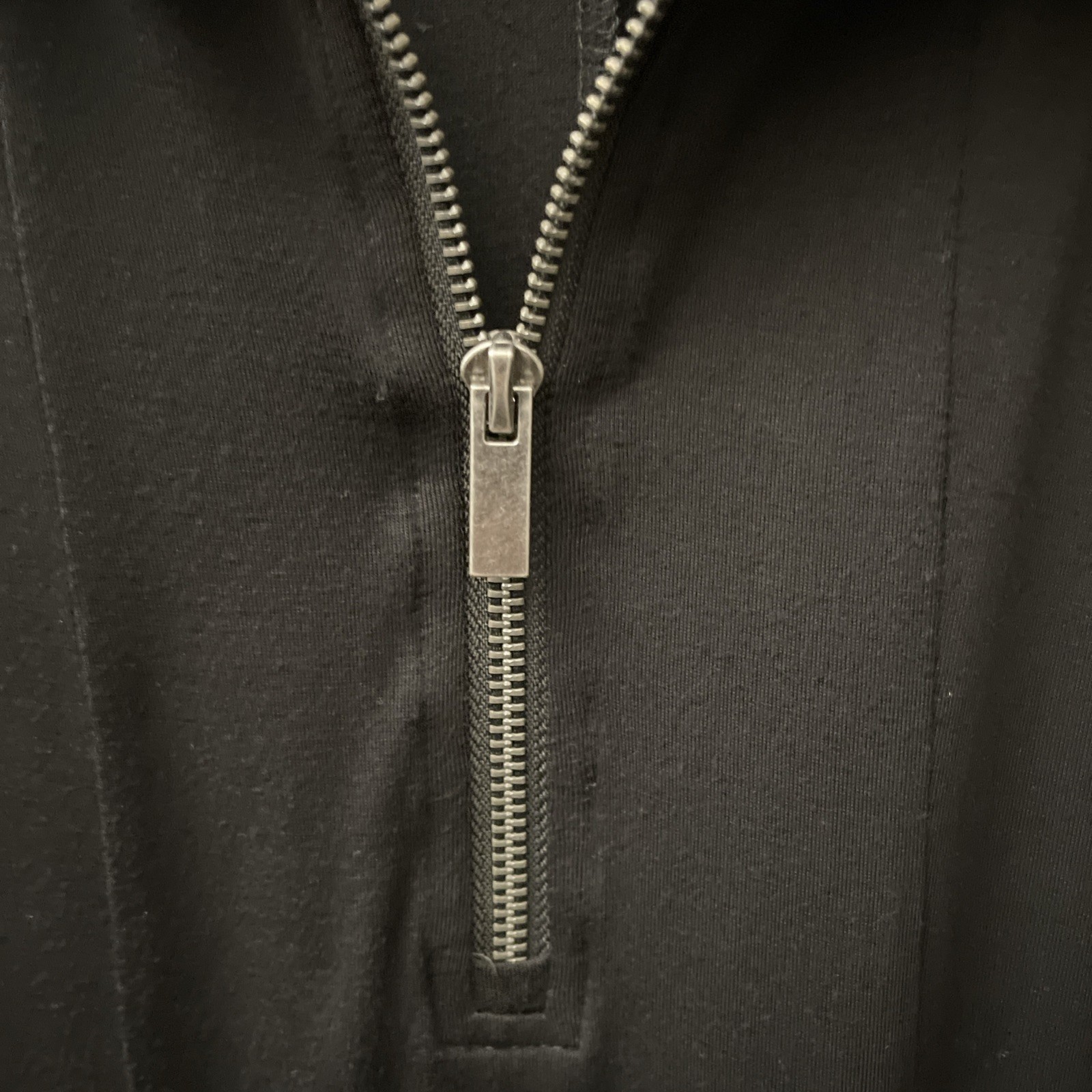 Lightweight Tunic Slouchy Pockets Partial Zip Fro… - image 2