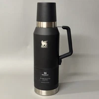 Stanley Forge Collection Thermal Bottle - 1.4 QT/1.3 L Black Stainless Steel