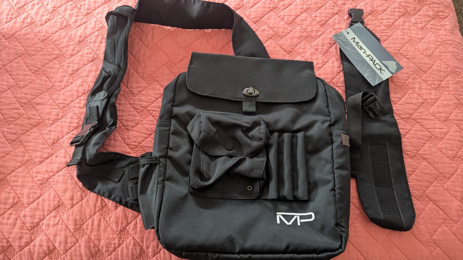 Man-PACK Classic 2.0 XL EDC Conceal Carry Shoulder Laptop Me