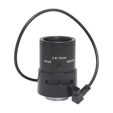 2.8-12mm Varifocal Manual Auto Iris 3 Megapixel Lens For