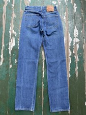Vintage Levi 501XX Denim Jeans In Waist 26, Straight Leg, Button Fly