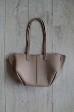 Polene Leather Womens Mini Tote Bag-Hand Bag (Side and short handles cut off)