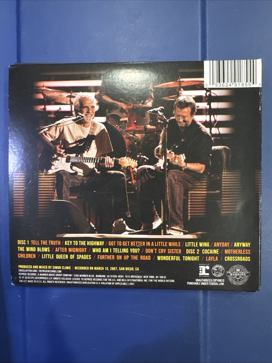 レア Eric Clapton Live in San Diego 3LP Amazon.com: Live in San Diego (with Special Guest JJ Cale