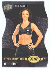 2022 Upper Deck Allure AEW #TA-17 Serena Deeb Title Ambitions
