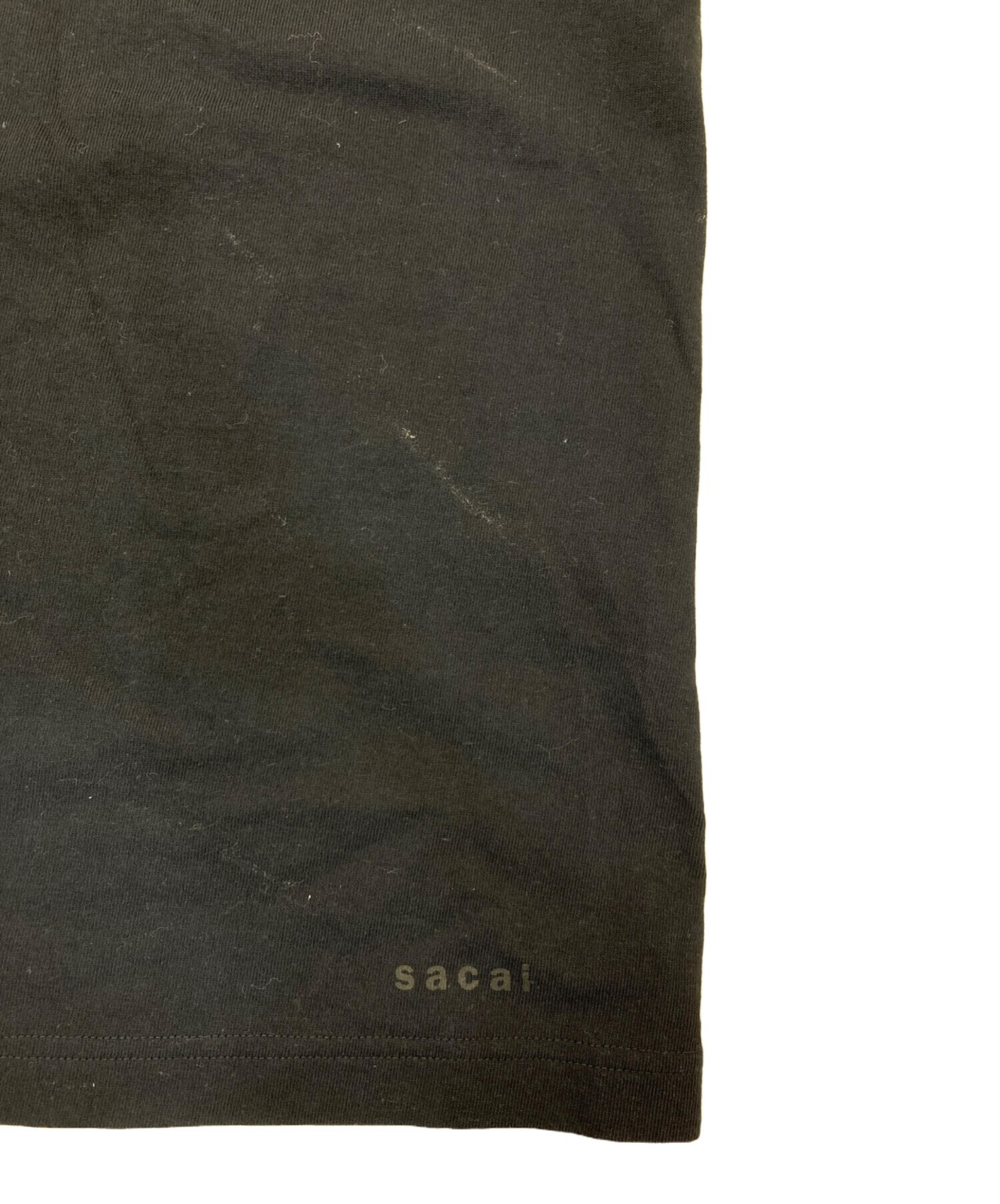 SACAI X NIKE t shirt sacai KNOW FUTURE colore navy taglia:3