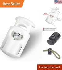 10PCS Spring-Loaded Plastic Cord Locks in Multi-Colour - Secure and Versatile