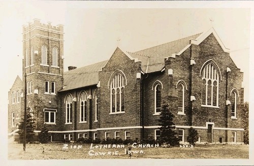 Posted 1947 Posted ~ Zion Lutheran Church ~ Gowrie, Iowa ~ #-6640 - Bild 12 von 14