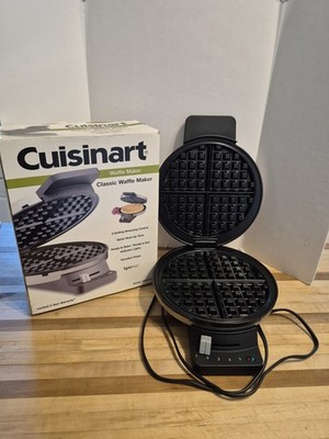 Cuisinart Classic Round Stainless Waffle Maker Non-Stick