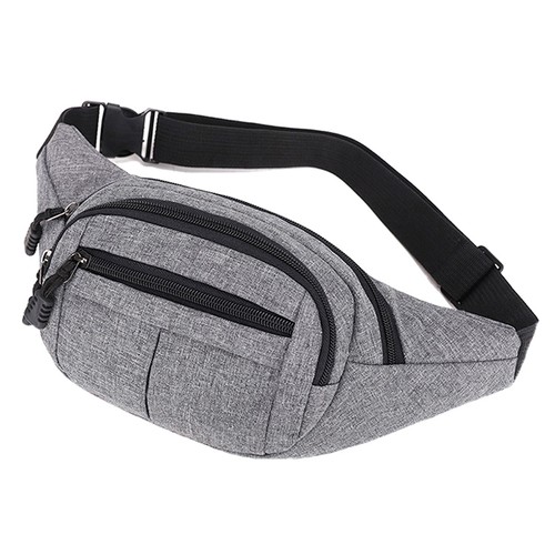 Men Waist Pack Nylon Sport Fanny Bags Boy Drop Leg Bags Hip Bum Belt Bag Tra-ad - Foto 5 di 16