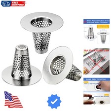 Bathroom Sink Drain Strainers for 1.1"-1.6" Depth Than 1.6" Drain Hole Catche...