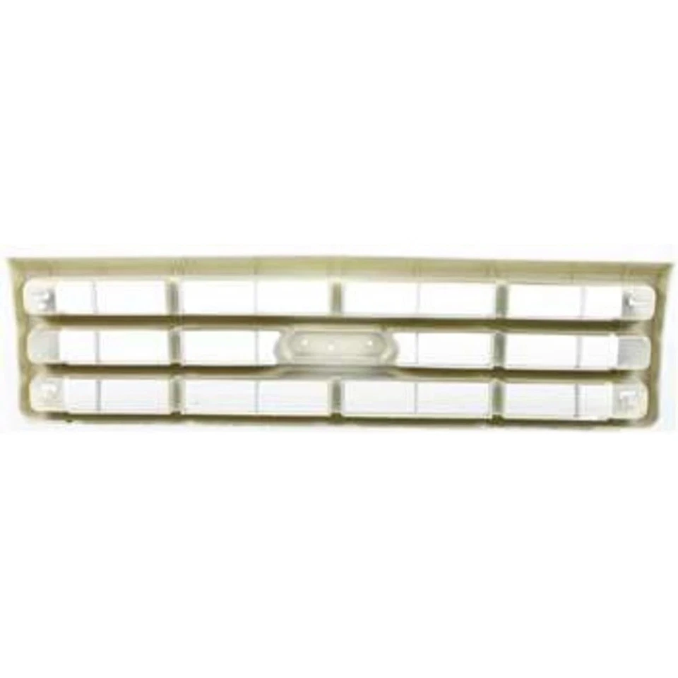For 1989-1991 New Front Grille Silver & Black Fits Ford F-150 / Bronco Foto 2 de 4