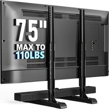 Universal Table Top TV Stand Base Legs Fits 1975 Inch VESA 800x600mm 110 LBS