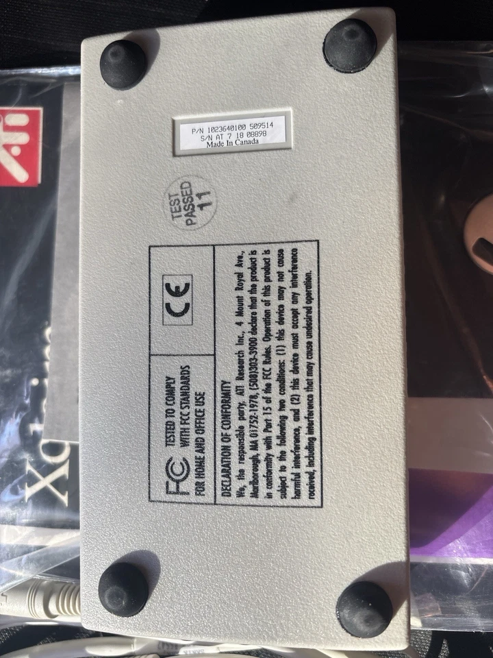 Sintonizador externo de TV ATI Xclaim para Mac OS | Cabos, manual, disquete incluído - Imagem 3 de 4
