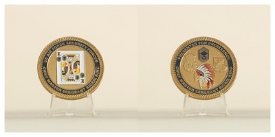 USAF Security Forces Chief Master Sergeant Rickie King Challenge Coin  3#F