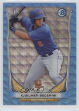 2014 Bowman Prospects Chrome Blue Wave Refractor Wuilmer Becerra #BCP96 i6j