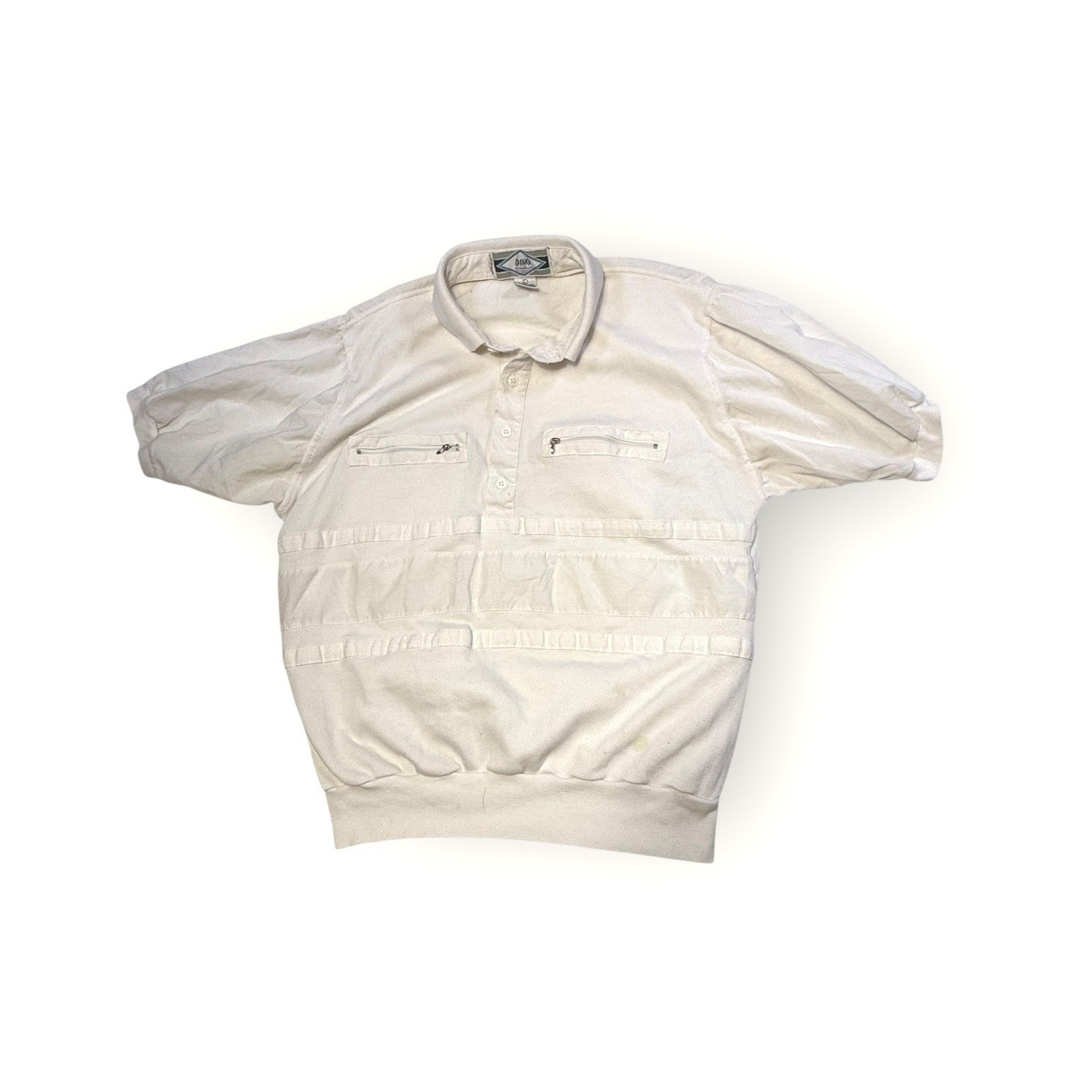 VTG Dino Di Milano Short Sleeve Polo Shirt Men