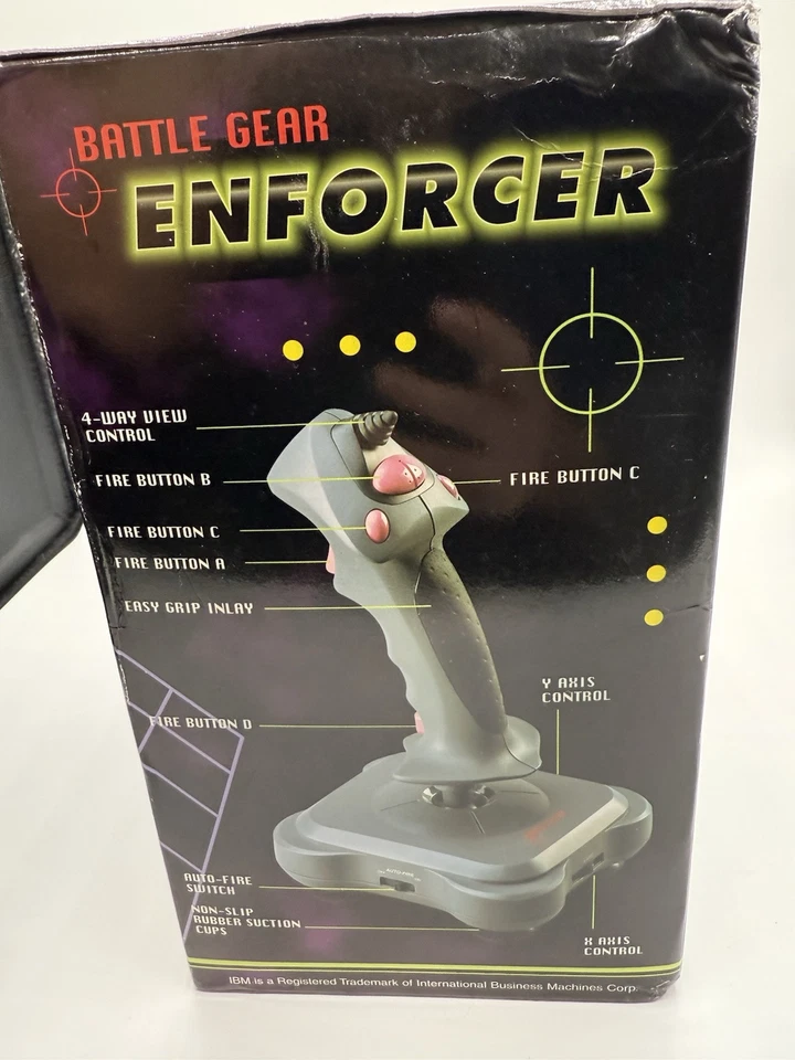 Vintage New CompUSA Battle Gear Joystick PC Gaming Controller - Image 4 of 4