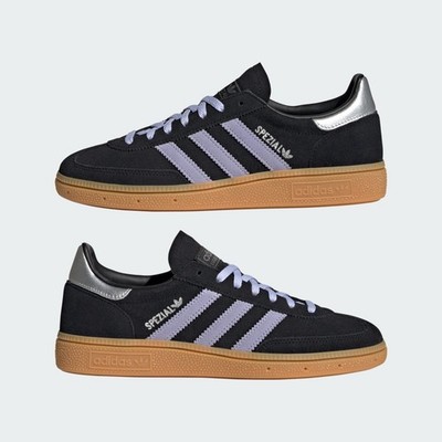 Adidas Handball Spezial Black Light Violet Womens Sports Sneaker