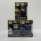 Funko Pop Star Wars Retro Kylo Ren Clone Trooper Fives Boba Fett Set 768 769 770
