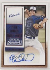 2015 Panini Contenders Draft Ticket Red Foil Peter Lambert #24 Auto 9jw