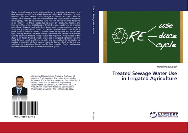 Mohammad Duqqah | Treated Sewage Water Use In Irrigated Agriculture | Buch-image