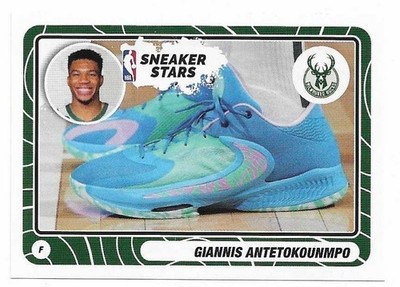 2023-24 Panini Sticker Collection Giannis Antetokounmpo Sneaker Stars Sticker