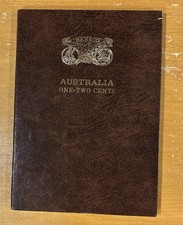 Australia One and Two Cent Kolekcja zawiera folder Dansco