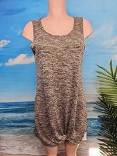 Nwt CUPSHE Cream Brown Long Cover-Up Size Medium Twisted Knot