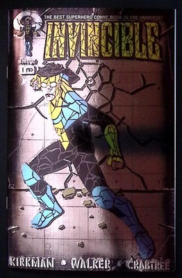 Invincible #1  Image Comics Raw Shattered Foil Exclusive 1st Invincible