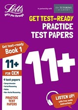 11+ Practice Test Papers Book 1, inc. Audio Download:... by The 11 Plus Tutoring