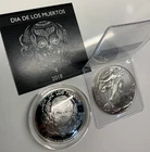 2015 BU Silver eagle ASE and 2018 Dia De Los Muertos Domed Proof Silver