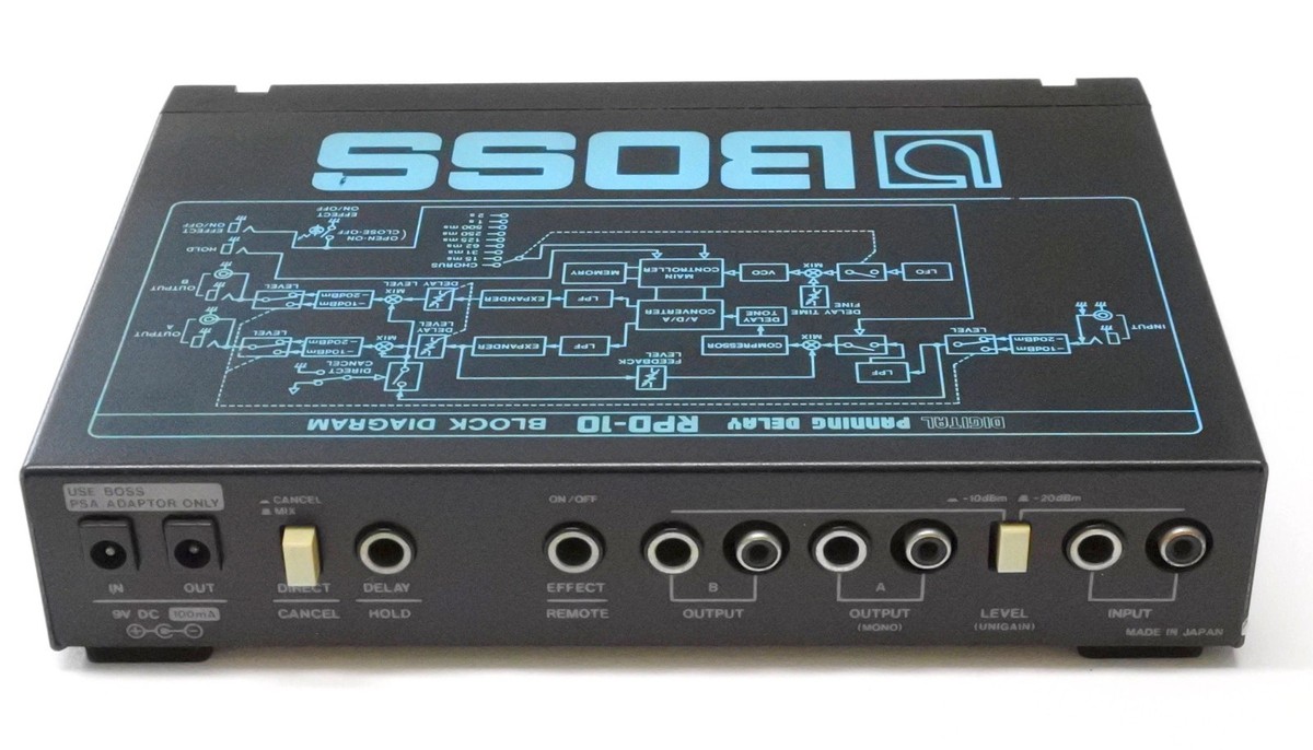 Boss Rpd-10 Digital Panning Delay Micro Rack Series U780 191213