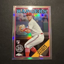 2023 Topps Chrome Update Josh Jung 88CU-16 1988 Topps 35th Anniversary Rookie RC