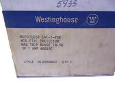WESTINGHOUSE CIRCUIT BREAKER MCP0358SR  RUSTY AS IS
