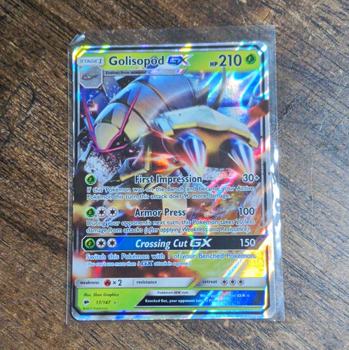 Pokemon TCG Golisopod GX 17/147 SM Burning Shadows