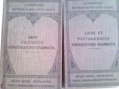 Konvolut bestehend aus 2 Bänden, zum Thema: Lehrbücher - Methode Gaspey-Otto-Sau