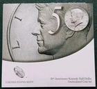 2014 P and D 50th Anniversary Kennedy Half Dollar Uncirculated 2 Coin Set Sealed
