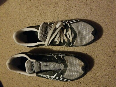 Men's ASICS Hyper MD Black GY705 Track Shoes / Cleats Size 8.5