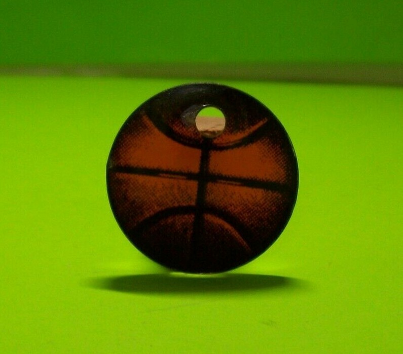 NBA Fastbreak Pinball Plastic Keychain Promo Item Basketball Original NOS